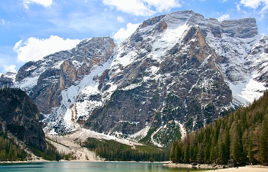Free Mountains Glacier Lake photo and picture