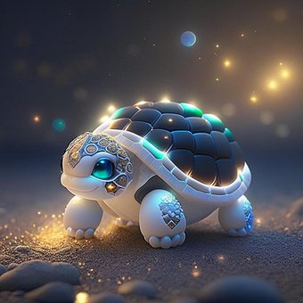Free Ai Generated Turtle illustration and picture