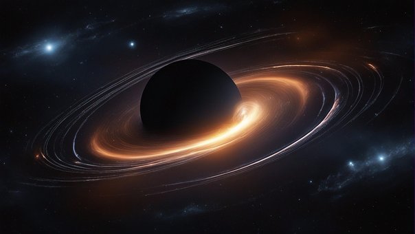 Free Ai Generated Supermassive Black Hole illustration and picture