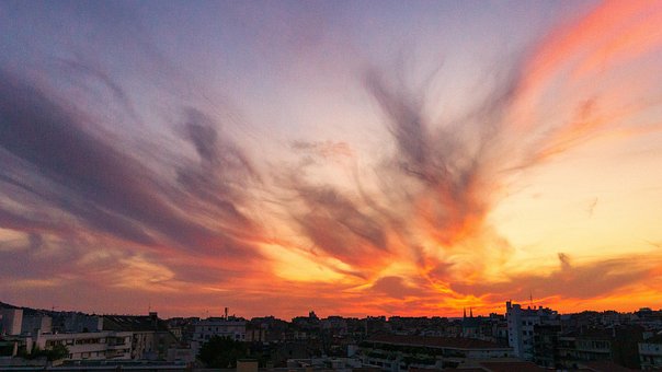 Free Sunset Clouds photo and picture
