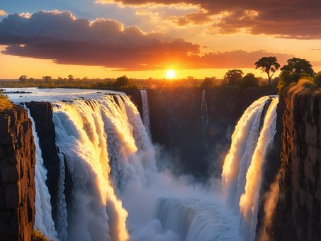 Free Landscape Sunset illustration and picture
