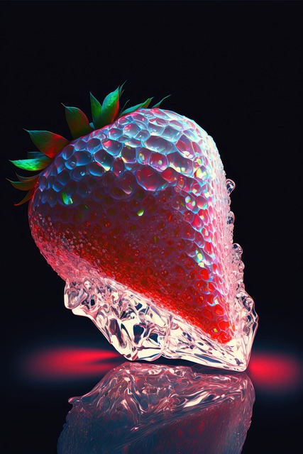 Free ai generated strawberry fruit illustration
