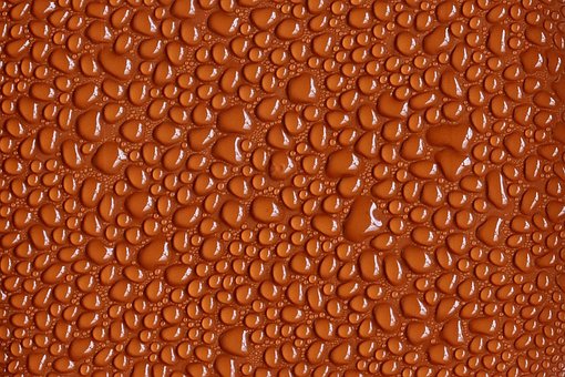 Agua, El Plastico, Gotas, Brown
