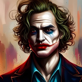 Free Ai Generated Joker illustration and picture