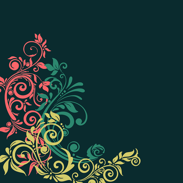 Free foliage drawing stylized illustration