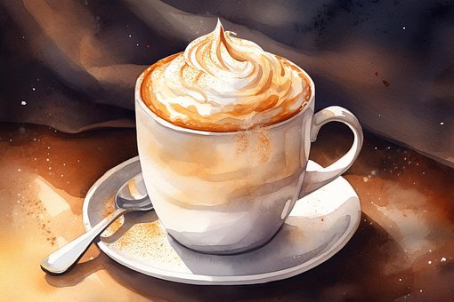 Cappuccino, Latte, Cafea, Desert