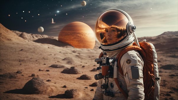 Free Ai Generated Astronaut illustration and picture