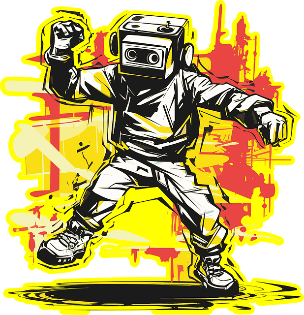 Free ai generated robot retro vector