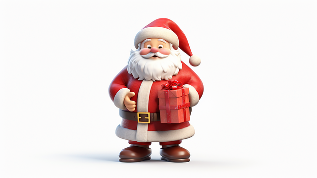 Free Ai Generated Santa Claus illustration and picture