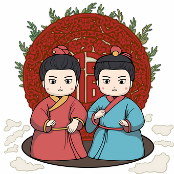Bryllup, Par, Asiatisk, Ceremoni