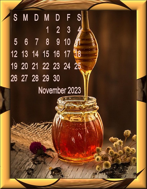 Kalenderblatt, Kalender, November