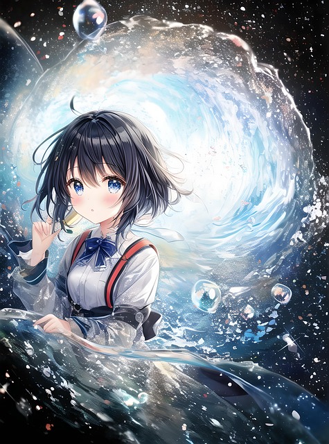 Free Ai Generated Bubbles illustration and picture