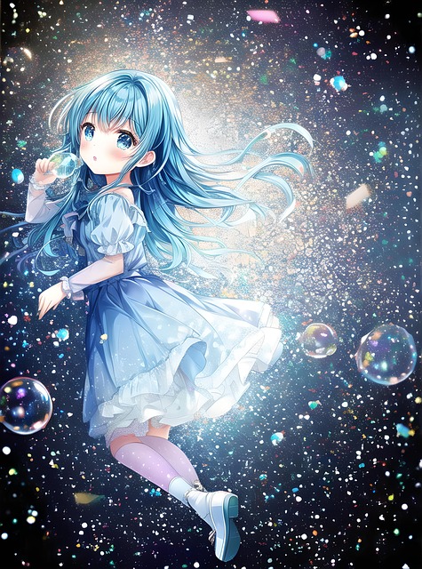 Free Ai Generated Bubbles illustration and picture