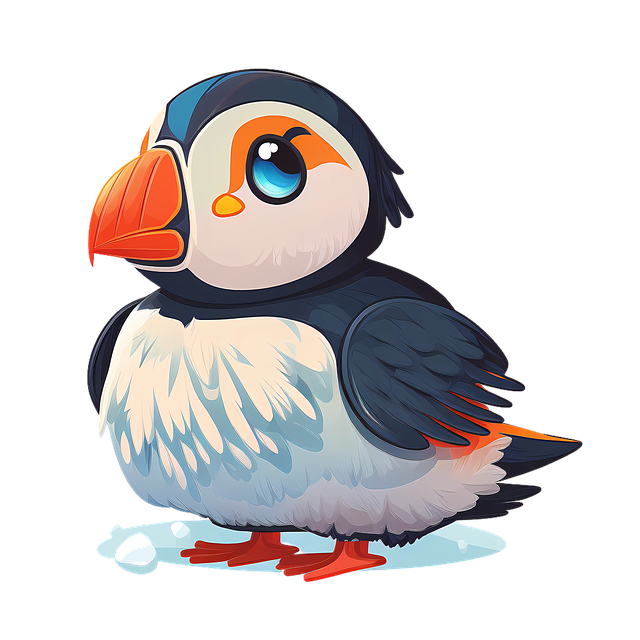 Free Puffin Iceland illustration and picture