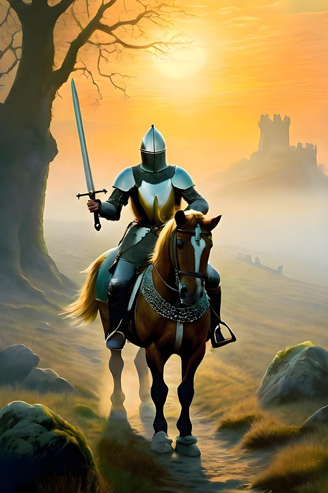 Download Ai Generated Knight Medieval Royalty-Free Stock Illustration ...