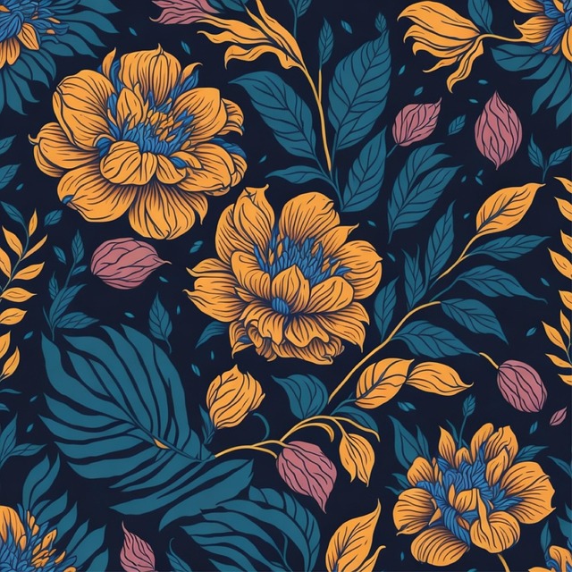 Download free HD stock image of Ai Generated Seamless Flowers Free ai generated seamless flowers flowers illustration