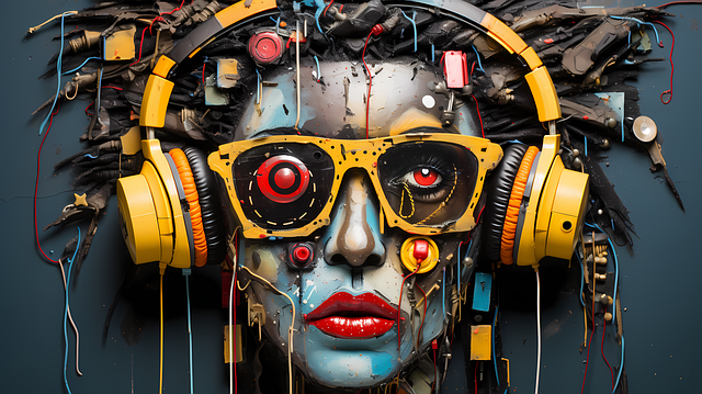 Download free HD stock image of Ai Generated Machine Free ai generated machine metal illustration