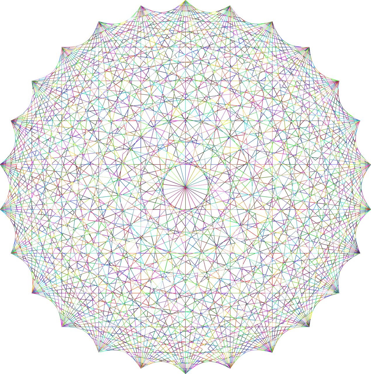 Mandala, Edderkoppespind, Design