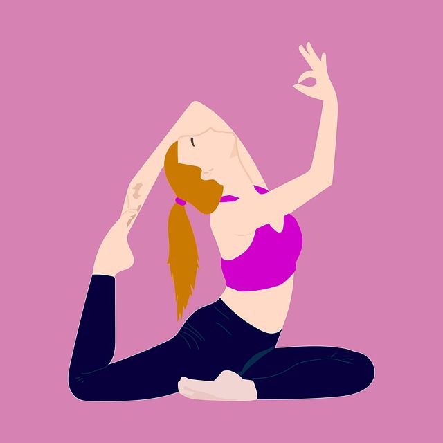 Yoga, Sport, Fitness Center, Tegning