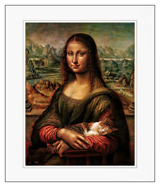 Free Mona Lisa Portrait photo and picture