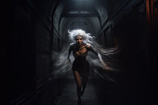 Ai Generiert, Frau, Vampir, Superheld