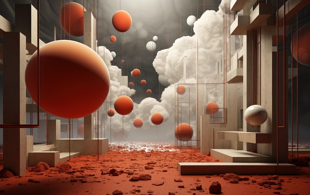 Free abstract background environment illustration