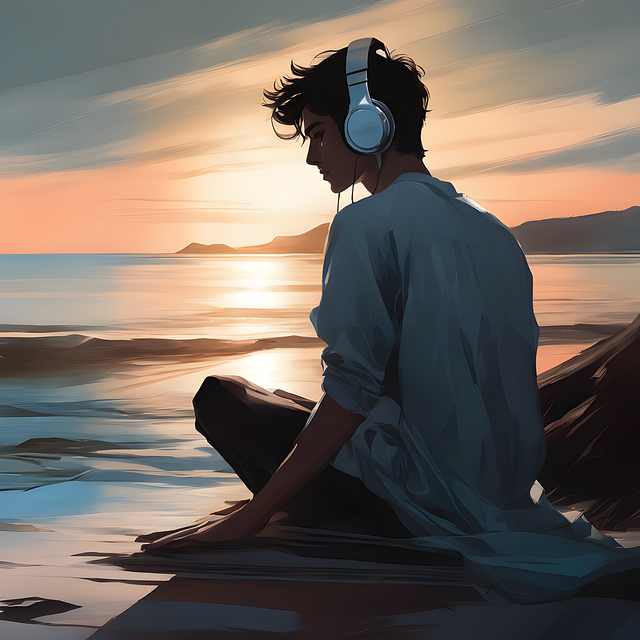 Free ai generated man headset illustration