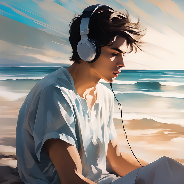 Free ai generated man headset illustration