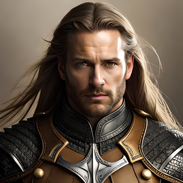 Download free HD stock image of Ai Generated Man Free ai generated man warrior illustration