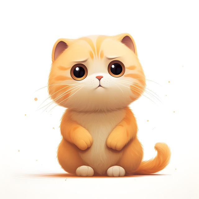 Free ai generated cat nature illustration