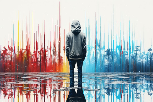 Download free HD stock image of Man Hoodie Free man hoodie glitch illustration