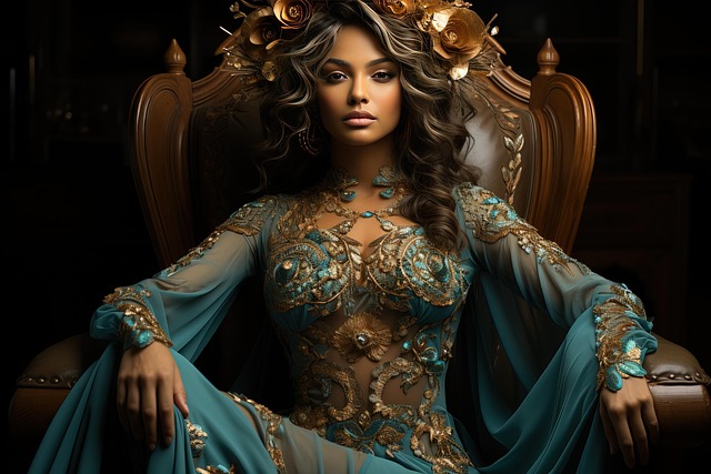 Free ai generated woman queen illustration