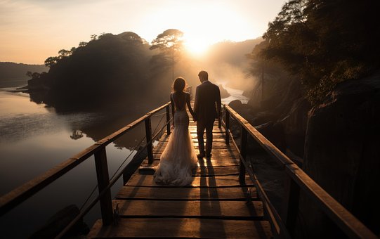 Free Ai Generated Couple illustration and picture