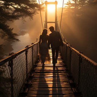 Free Ai Generated Couple illustration and picture