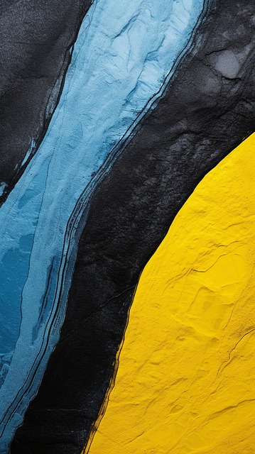 Free black yellow blue illustration
