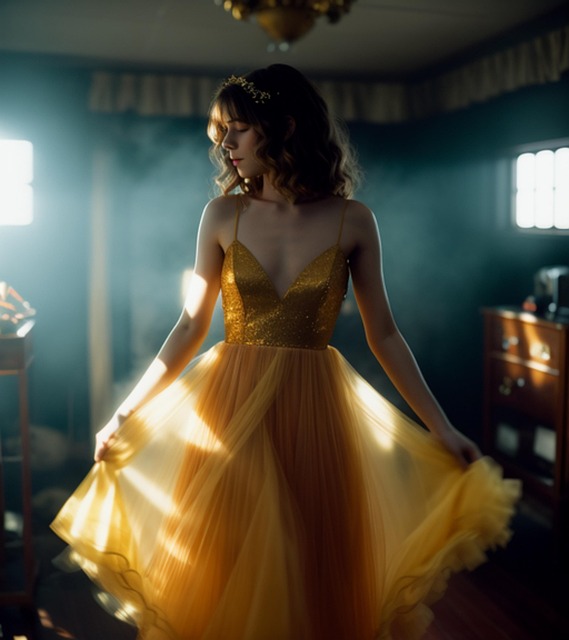Free ball gown woman dress illustration