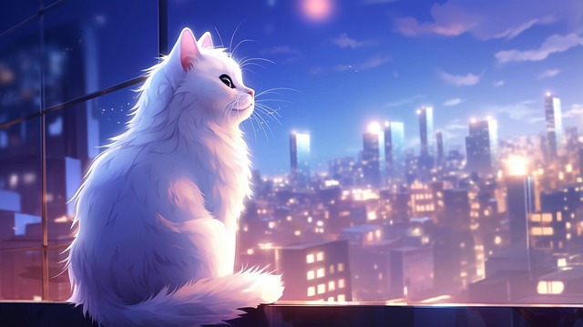 Free cat pet feline illustration