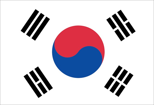 Free Korea Flag vector and picture
