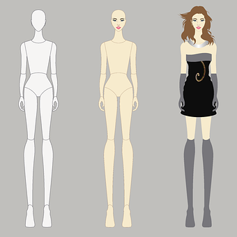 Free Model Mannequin vector and picture