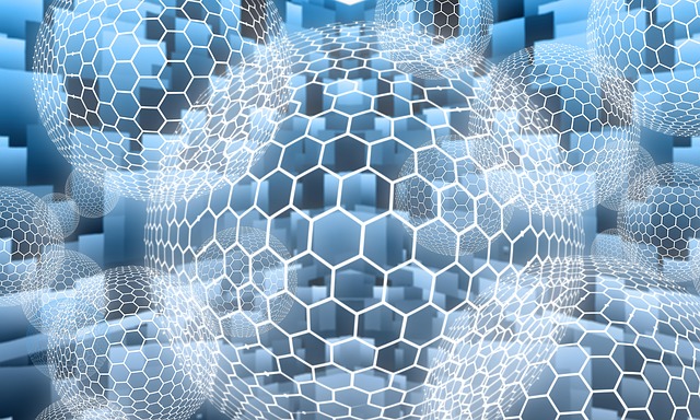 Free blockchain web network illustration