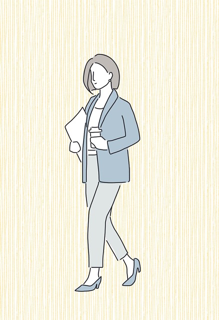 Free woman professional career illustration