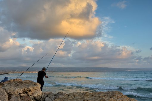 Pescador, Pescaria, Mar, Esportes