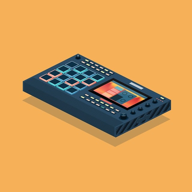 Free groovebox music equipment vector