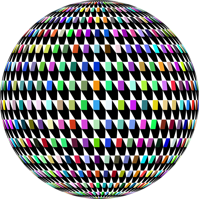 Free sphere abstract globe vector