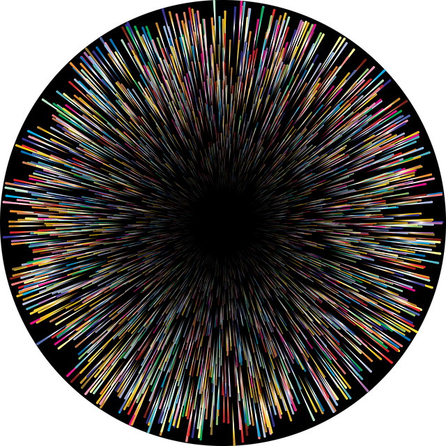 Free fireworks explosion burst illustration