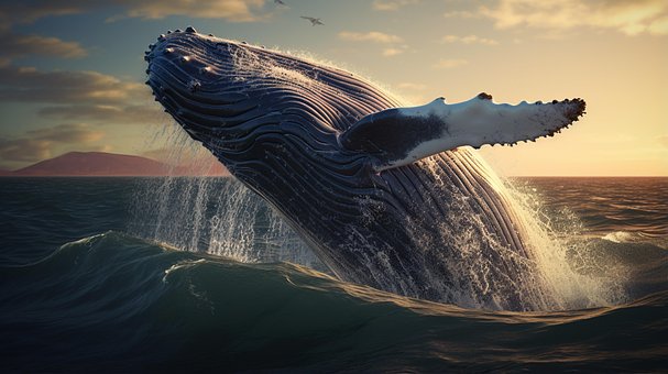 Free Ai Generated Whale illustration and picture