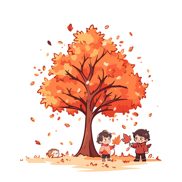 Free boys nature children illustration