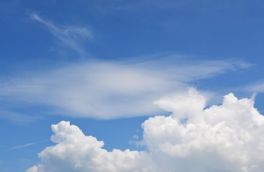 Blau, Himmel, Wolken, Sommer, Skyscape