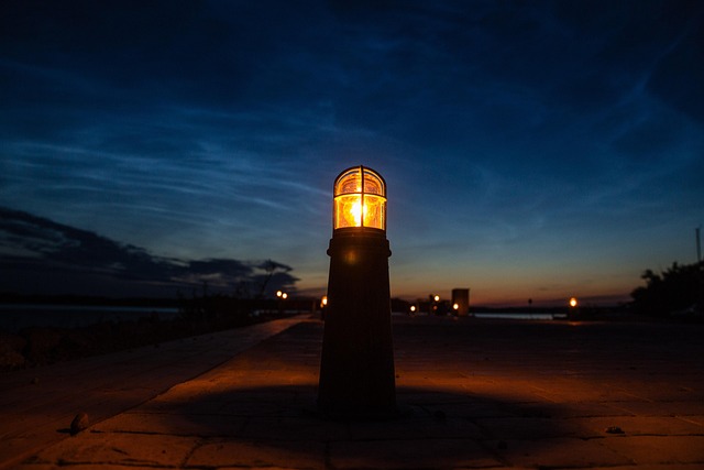 Luz, Farol, Pôr Do Sol, Mar, Ajuda, Guia