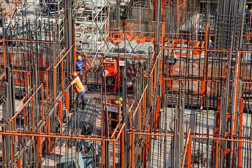 Free Construction Site Workers photo and picture